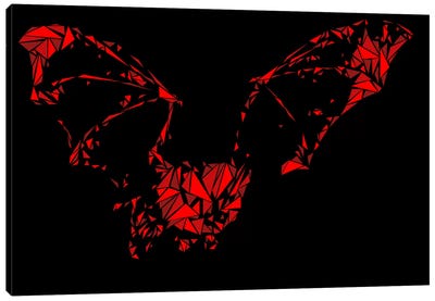 Bat Canvas Art Print - Black & Dark Art