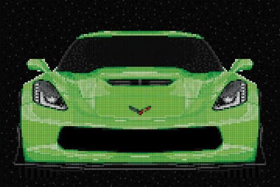 Corvette by Cristian Mielu canvas print