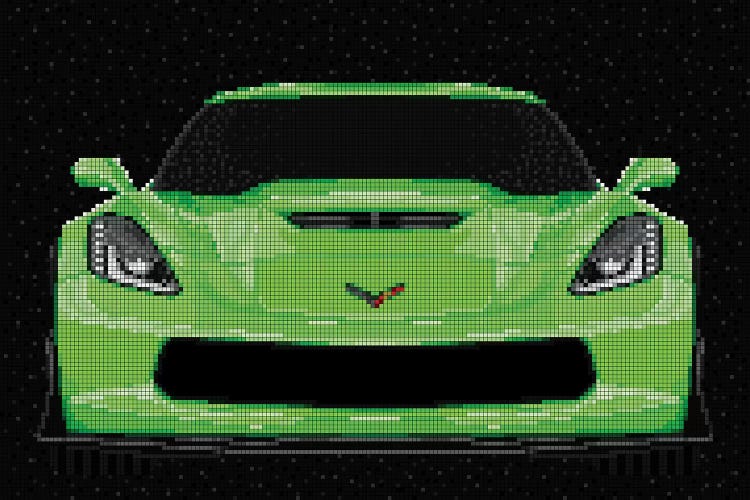 Corvette by Cristian Mielu wall art