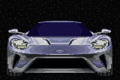 Ford GT by Cristian Mielu canvas print