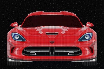 Viper by Cristian Mielu framed canvas print