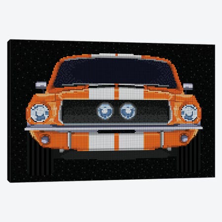 '67 Mustang Canvas Print #MIE126} by Cristian Mielu Canvas Artwork