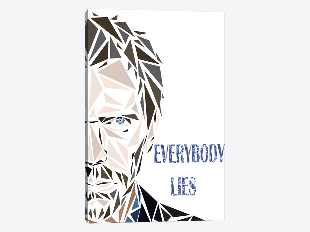 House MD - Everybody Lies by Cristian Mielu 1-piece Art Print