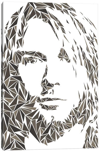 Cobain Canvas Art Print - Musician Art
