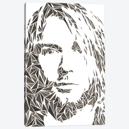Cobain Canvas Print #MIE132} by Cristian Mielu Canvas Art