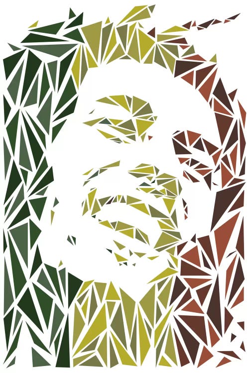 Bob Marley by Cristian Mielu wall art