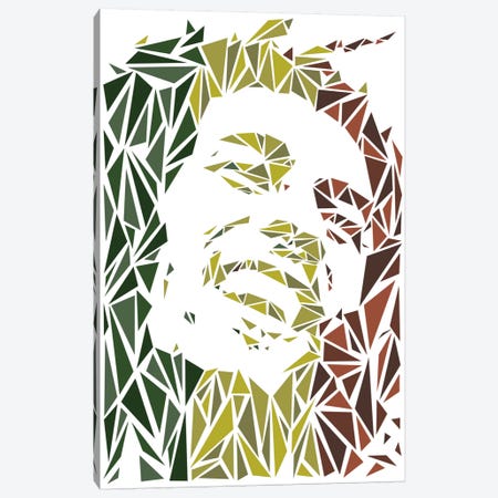 Bob Marley Canvas Print #MIE13} by Cristian Mielu Canvas Art