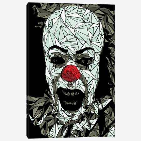 It Clown Canvas Print #MIE140} by Cristian Mielu Canvas Art Print
