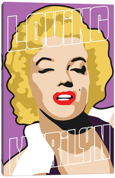 Loving Marilyn I Canvas Art Print - Cristian Mielu