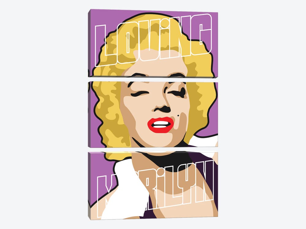 Loving Marilyn I by Cristian Mielu 3-piece Art Print