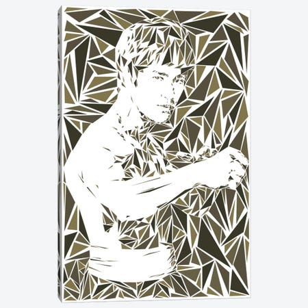 Bruce Lee Canvas Print #MIE14} by Cristian Mielu Canvas Print