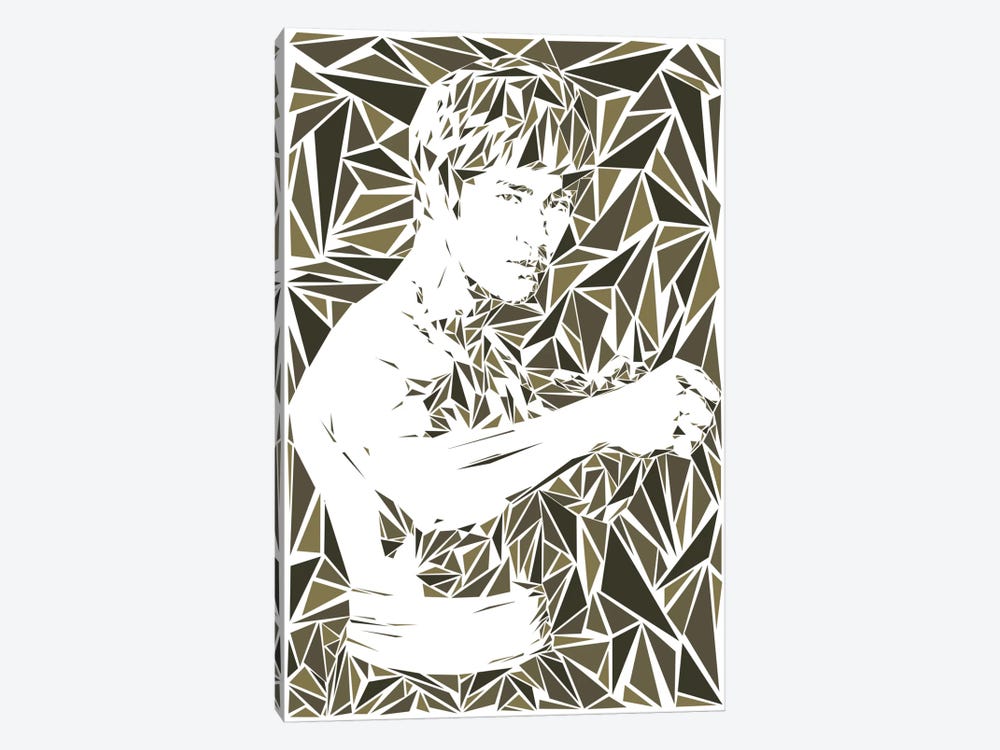 Bruce Lee by Cristian Mielu 1-piece Canvas Art Print