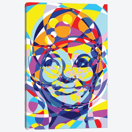 Audrey United Circles Canvas Print #MIE155} by Cristian Mielu Canvas Print