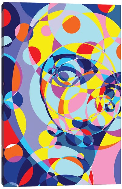 Dali United Circles Canvas Art Print - Salvador Dali