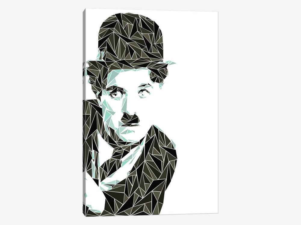 Charlie Chaplin I by Cristian Mielu 1-piece Canvas Artwork