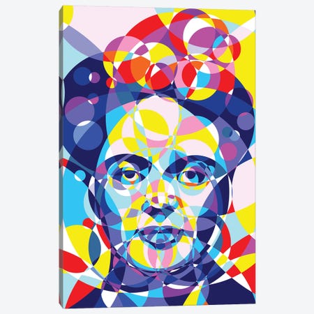 Frida United Circles Canvas Print #MIE161} by Cristian Mielu Art Print