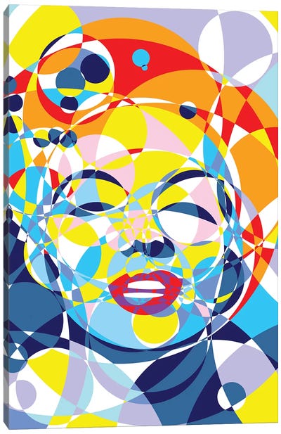 Marilyn United Circles Canvas Art Print - Cristian Mielu