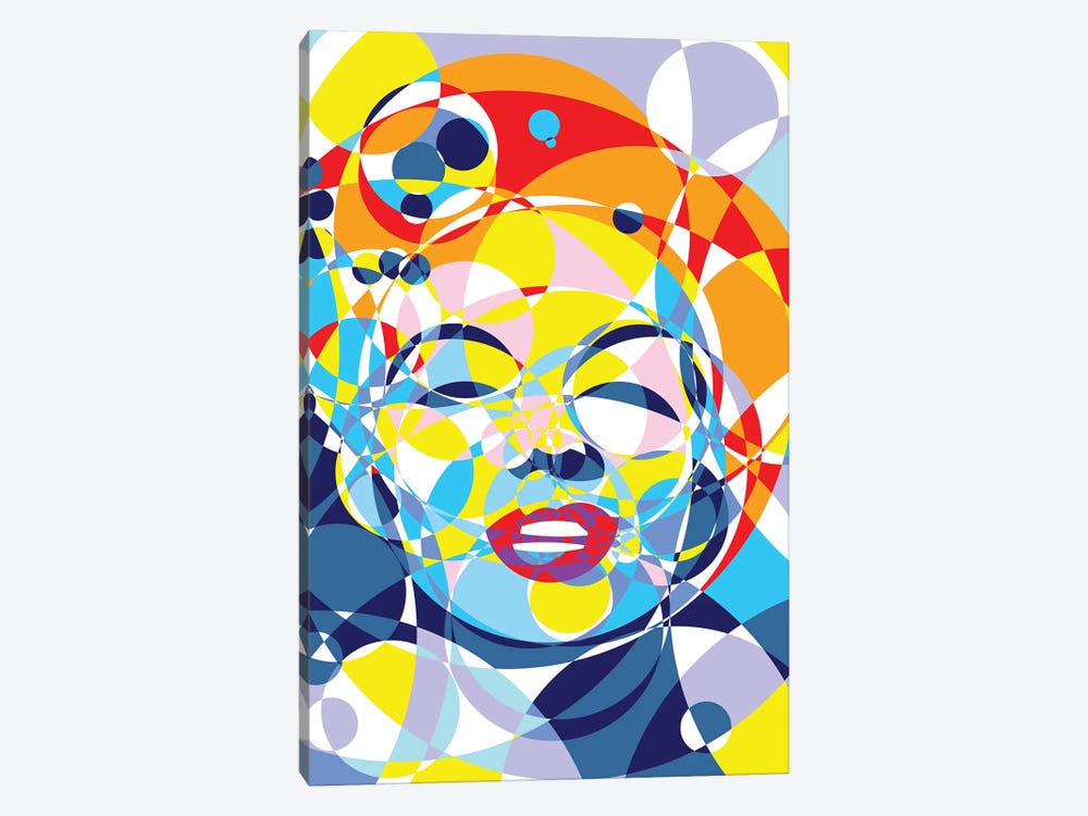 Marilyn United Circles by Cristian Mielu 1-piece Canvas Art
