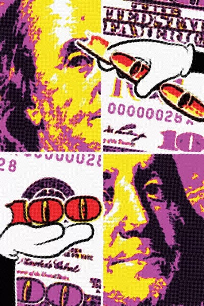 Money: Benjamin Raster Points I by Cristian Mielu