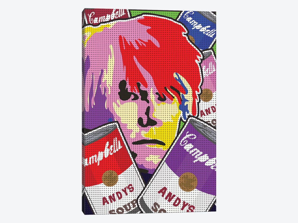 Andy's Soup Can by Cristian Mielu 1-piece Canvas Art Print