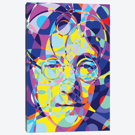 Lennon United Circles Canvas Print #MIE184} by Cristian Mielu Canvas Art