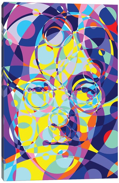 Lennon United Circles Canvas Art Print - John Lennon