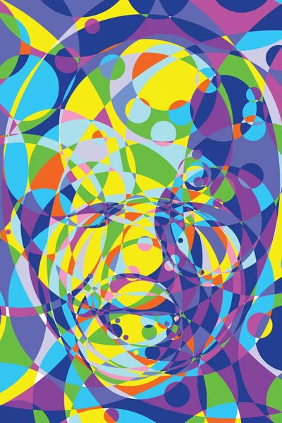 African American Art: Mandela United Circles by Cristian Mielu