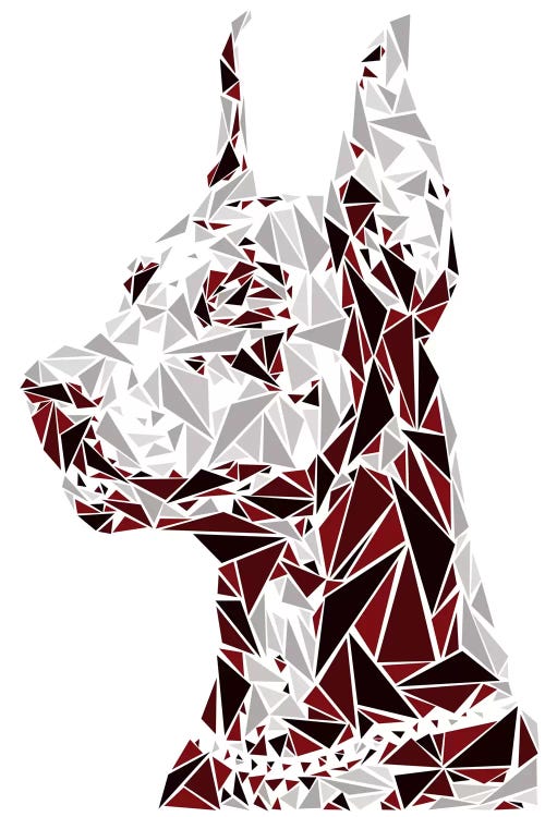 Doberman by Cristian Mielu wall art
