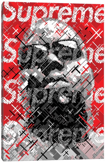 Framed Poster Prints - Supreme x LV Denim by Frank Amoruso ( Fashion > Supreme art) - 24x32x1