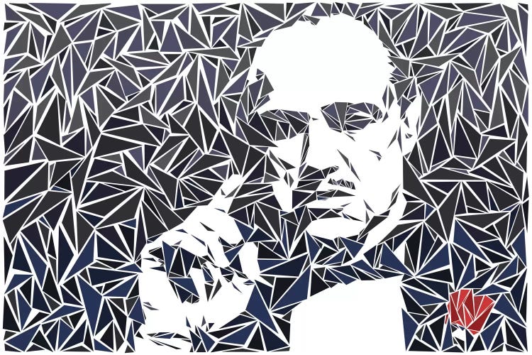 Don Vito Corleone II by Cristian Mielu wall art