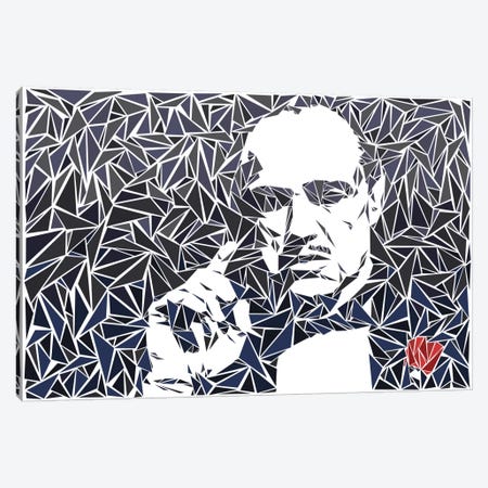 Don Vito Corleone II Canvas Print #MIE20} by Cristian Mielu Canvas Print