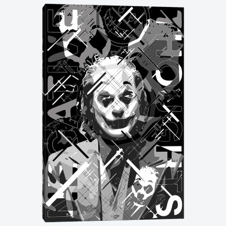 Joker All I Have... Canvas Print #MIE220} by Cristian Mielu Canvas Artwork