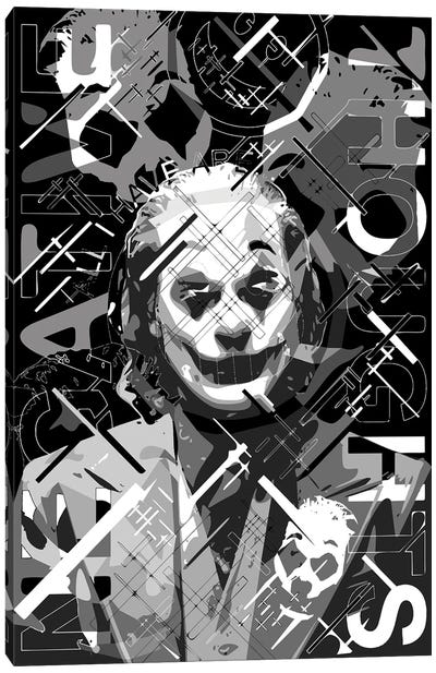 Joker All I Have... Canvas Art Print - Cristian Mielu
