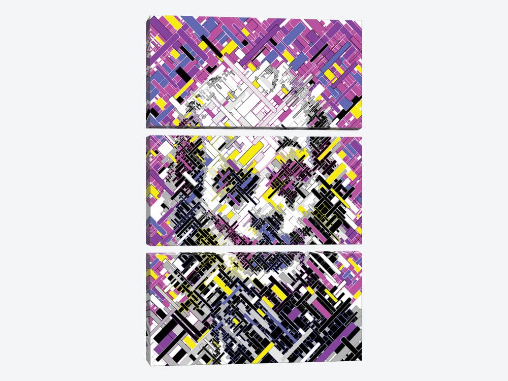 Joker - Nothing To Laugh About by Cristian Mielu 3-piece Canvas Print