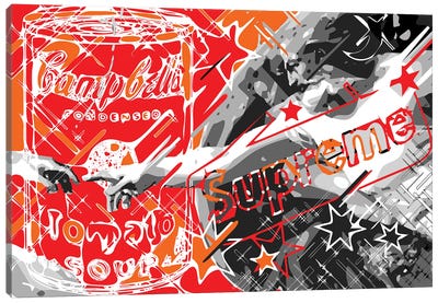 Sistine Campbells Canvas Art Print - Campbell's Soup Can Reimagined