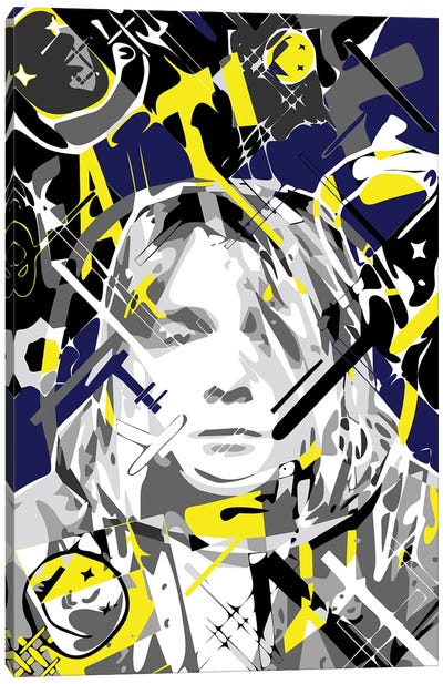 Kurt Canvas Art Print - Kurt Cobain