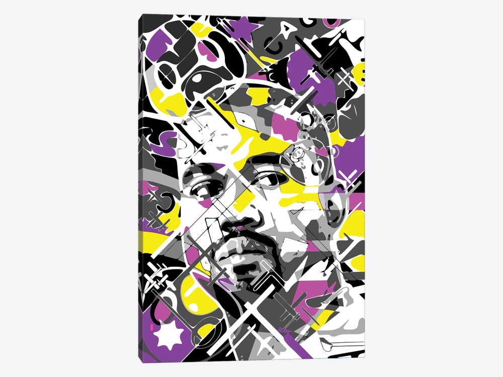 Kanye by Cristian Mielu 1-piece Canvas Wall Art