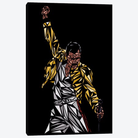 Freddie Mercury Canvas Print #MIE27} by Cristian Mielu Canvas Art