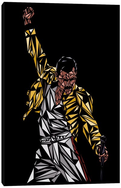 Freddie Mercury Canvas Art Print - Cristian Mielu