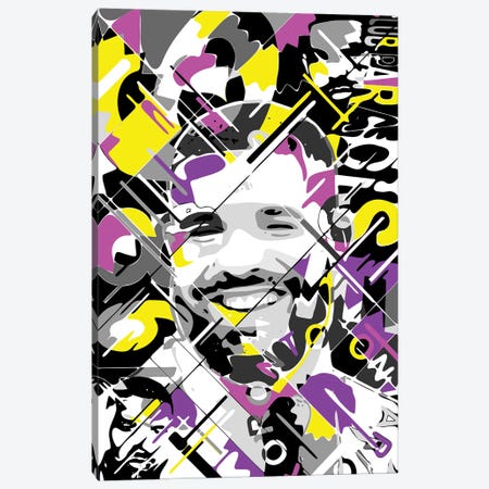 Drake Canvas Print #MIE284} by Cristian Mielu Art Print
