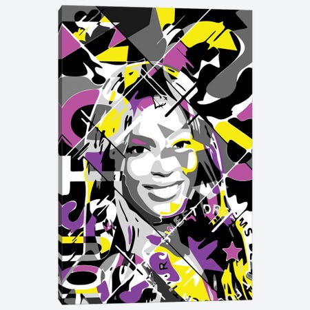 Beyonce Canvas Print #MIE286} by Cristian Mielu Canvas Print