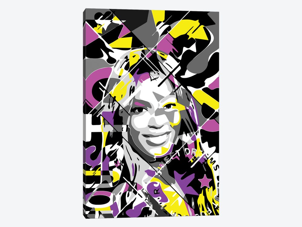Beyonce by Cristian Mielu 1-piece Canvas Wall Art