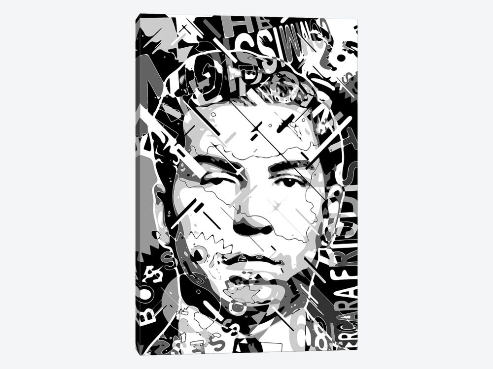 Charles Lucky Luciano by Cristian Mielu 1-piece Canvas Art Print