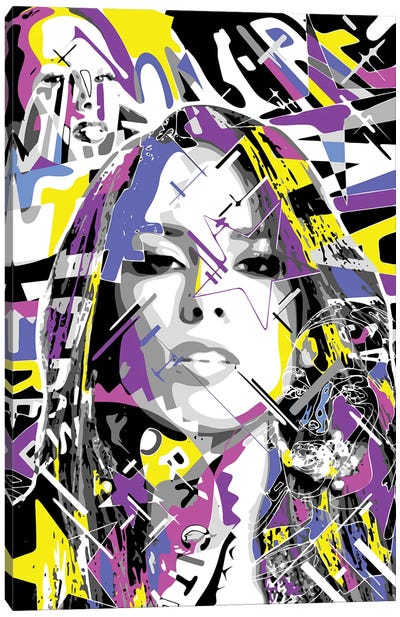 Alicia Keys Canvas Art Print - Cristian Mielu