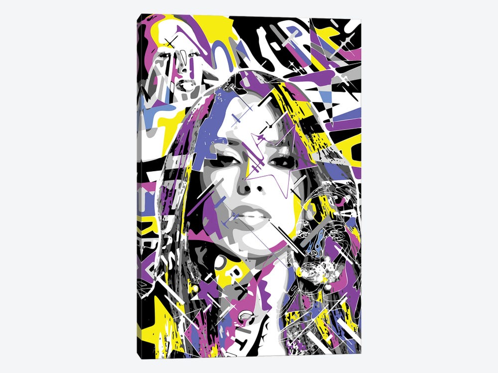 Alicia Keys by Cristian Mielu 1-piece Canvas Art