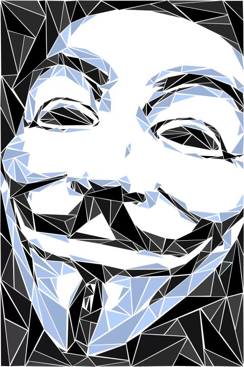 Guy Fawkes I by Cristian Mielu wall art