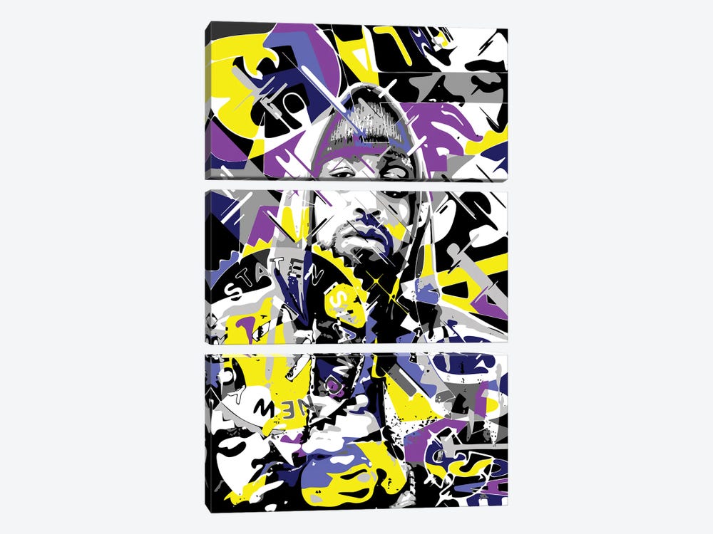 Method Man by Cristian Mielu 3-piece Art Print