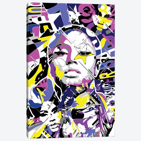 Nicki Minaj Canvas Print #MIE342} by Cristian Mielu Art Print