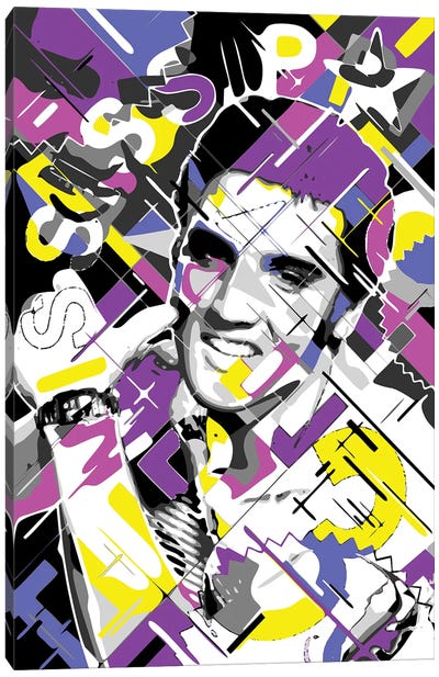 Elvis Canvas Art Print - Limited Edition Musicians Art