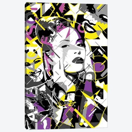 Selena Canvas Print #MIE364} by Cristian Mielu Canvas Artwork
